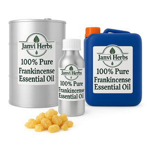 Janvi Herbs suministro a granel aceite esencial destilado aceite puro de incienso Boswellia Serrata para cosméticos bienestar resina cruda - Product Image 1