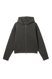 Sweat à capuche streetwear tendance pour homme en coton 400-500 g/m², coupe ample, personnalisable, zippé, court, fabricant OEM de mode USA - Product Image 2