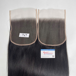 ¡Pelo de lujo 2025! Extensiones de cabello de alta calidad Precio barato Extensiones de cierre de encaje Fácil de aplicar con muchas texturas - Product Image 6