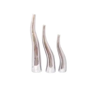 Aluminum Flower <b>Vase</b> With aluminum base And Nickel Finished High Quality Indian Made Metal Material Flower <b>Vases</b> - Product Image 6