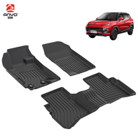 Tapis de coffre imperméables toutes saisons, tapis de sol de voiture 3D en TPE pour JAC JS4/ Refine S4 / T60 Plus / Sehol X4 / Jiayue X4 2020-2025