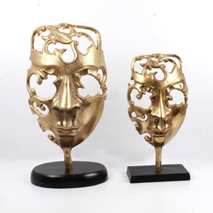 Escultura de mesa de aluminio con cobre natural y acabado de base negra Escultura decorativa personalizada para el hogar a la venta - Product Image 3