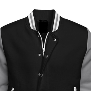 Wholesale Customized Men's Varsity <b>Jacket</b> Premium Quality New Arrival <b>Slim</b> <b>Fit</b> Winter Stand Collar Front Logo - Product Image 6