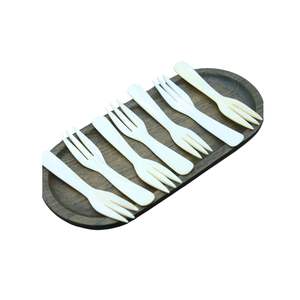 Tenedor de Concha Marina Pulida Hecho a Mano, Madreperla Artesanal para Cafeterías, Hoteles y Restaurantes, para Caviar, Crema y Postres, de Fábrica en Vietnam - Product Image 1