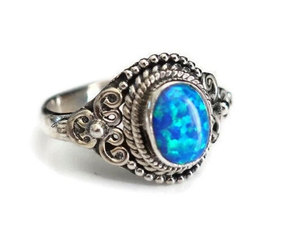 Anillo de Plata de Ley Tailandesa Vintage con Delicado Encaje y Forma de Flor Natural, Regalo de Compromiso, Anillo de Fiesta, Joyería Natural S925, Versátil - Product Image 6