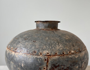 Pot en fer antique Décoration de jardin Écologique Design haut Style Finition thermolaquée pour la plantation et la suspension au sol - Product Image 4