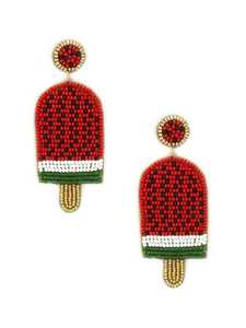 Boucles d'oreilles colorées faites à la main avec des perles légères, perles de rocaille, bijoux de mode pour femmes à prix abordable - Product Image 5