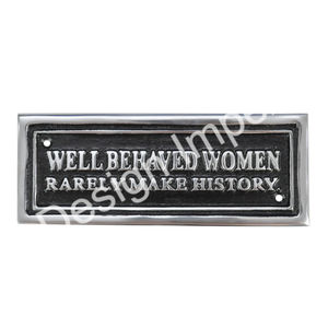 Sur ce site en 1897, rien n'a eu lieu - Plaque murale décorative en fonte, artisanat antique, panneau général, décoration murale, artisanat - Product Image 2