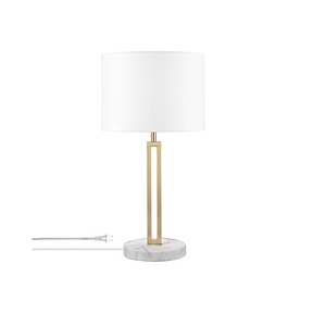 Abat-jour de table moderne pour salon chambre à coucher métal plaqué or éclairage intérieur lampe salle d'étude dessus de table - Product Image 3