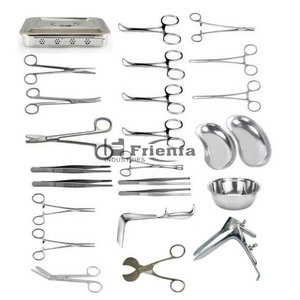 Juego de sección C de cirugía obstétrica de acero inoxidable alemán, instrumentos quirúrgicos de ginecología, juego de sección C - Product Image 1