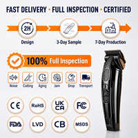 Fabricante Profesional de Cortapelos, Motor BLDC de 7200 RPM, Recortadora con Carga Tipo-C para Equipos de Barbería, Venta al por Mayor y OEM ODM