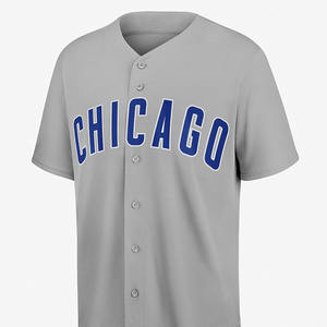 Maillots de baseball respirants personnalisés imprimés en polyester, ensembles d'uniformes de sport, style OEM/ODM, commande en gros disponible - Product Image 4