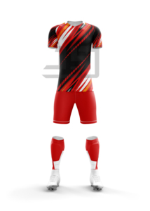 Uniforme de Fútbol Atlético Personalizado, Camiseta y Pantalones Cortos Transpirables con Tela Ligera para el Rendimiento del Equipo - Product Image 4