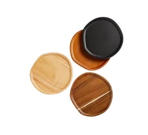 Handcrafted Natural Wood <b>Drink</b> <b>Coasters</b> Black Walnut <b>Coaster</b> Sets Natural Wood <b>Coasters</b> - Product Image 5