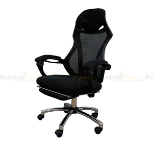 GC005 Home Office Gaming Chair PU Leather Contemporary Design <b>Adjustable</b> Armrest Comfortable <b>Footrest</b> Reclining Back Extendable - Product Image 1