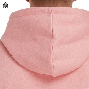 Sudadera con capucha bordada de chenilla de felpa francesa de gran tamaño personalizada para hombre, forro polar al por mayor con parches personalizados para invierno - Product Image 5