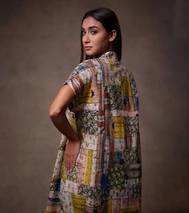 Vestido de Verano Indio hecho a mano para mujer, ropa de fiesta corta elegante, estampado Floral, algodón, dulce, Natural, perfecto, regalo de novia tejido - Product Image 3