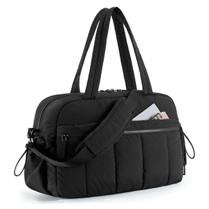 Bolsa Deportiva Casual de Gran Capacidad para Mujer, con Cierre, Resistente al Agua, Material de Nailon, Correa Extraíble para Distancias Cortas - Product Image 4