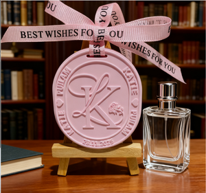 Tùy Chỉnh Hương Thơm Thạch Cao Đá Hương Liệu Nước Hoa Xe Tùy Chỉnh Nhãn Hoa Hoa Xe Khuếch Tán Mặt Dây Chuyền - Product Image 3