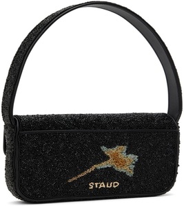 Trending <b>Black</b> Seed Bead Shoulder <b>Bag</b> Women Elegant <b>Evening</b> Purse Handcrafted Flap Handbag Ladies Fashion Party Accessories - Product Image 1