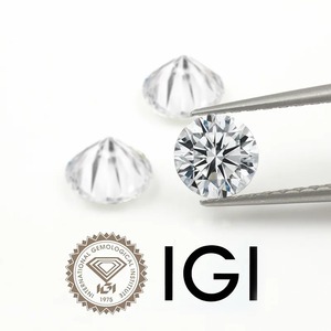 Diamante cultivado en laboratorio con corte brillante redondo certificado por IGI, de 0.3ct a 3ct, color DEF, claridad VVS/VS, suelto, HPHT/CVD, para joyería. - Product Image 5