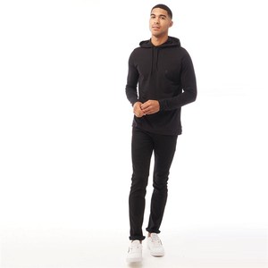 Venta al por mayor logotipo personalizado estampado algodón en blanco Casual lujo sudaderas con capucha chándal Unisex polar bordado liso hombres sudaderas con capucha hombres - Product Image 3