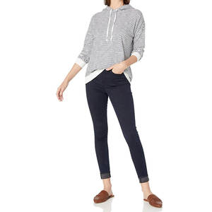 Gran oferta, Sudadera con capucha para mujer, estilo de calle de invierno con Material transpirable, Color sólido, cuello con capucha, diseño de logotipo frontal - Product Image 4