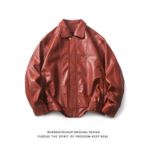 Chaqueta de Invierno para Hombre de Cuero de Alta Calidad al por Mayor, Chaqueta Impermeable Duradera con Cuello Alto de Lona - Product Image 6