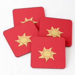 <b>Table</b> Decoration Wood and Enamel Print Coaster Tabletop <b>Placemats</b> <b>for</b> Drink Multi Functional Print Wood Coasters Tea Mats & Pads - Product Image 3