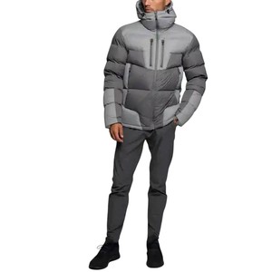 2025 nouveau Design veste bouffante à capuche hiver chaud fermeture éclair Logo personnalisé veste bouffante pour hommes et femmes - Product Image 6