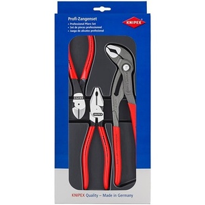 For KNIPEX Power Package 3-Piece <b>Pliers</b> <b>Set</b> Polished Plastic Deep-Drawn Parts - Product Image 1