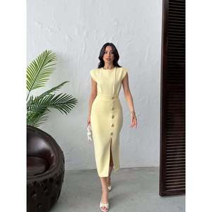3131 ชุดเดรส - สีเหลือง - Product Image 6