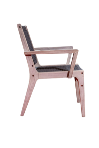 High Quality Durable Modern Ovan <b>Walnut</b> Wood 5-Piece Dining <b>Table</b> Chairs Set Mattress for Home Hotel Apartment Villa Easy - Product Image 5