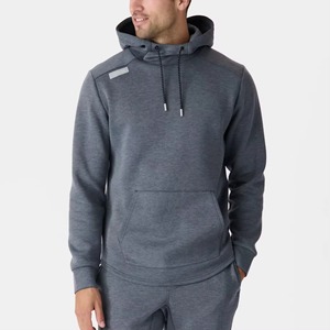 Custom Logo Men's Soft Winter Knit Sweater Manufacturer Blank <b>Rayon</b> <b>Polyester</b> Blend Comfortable Hoodie for Men - Product Image 4
