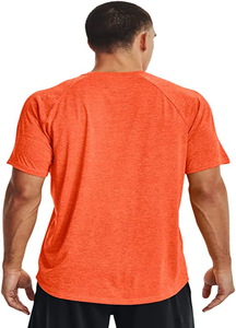 Camiseta personalizada de gimnasio para hombre de media manga transpirable de secado rápido ecológica de alta calidad de talla grande de algodón/poliéster Color cómodo - Product Image 2