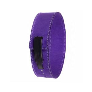 Ceinture d'haltérophilie en cuir de vachette robuste unisexe de haute qualité équipement d'exercice pour adultes levier personnalisable Logo respirant - Product Image 4