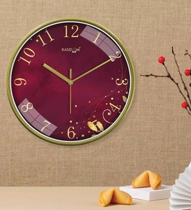 Horloges murales Affichage à aiguille à quartz à face unique Design moderne Fonctionnement silencieux Alimenté par batterie pour la décoration intérieure du salon et du bureau - Product Image 6