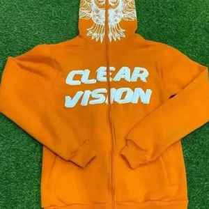 100% Cotton Men's Heavyweight Oversized Winter Sweatshirt Embroidered Zipper Solid <b>Thick</b> <b>Fleece</b> Hoodie Custom Logo Plain Beaded - Product Image 5