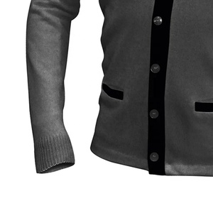 Fabriquez vos logos de broderie d'université sur des chandails de cardigan avec différentes couleurs personnalisées en laine et acrylique unisexe - Product Image 3