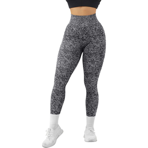 Leggings de yoga pour femmes, taille haute, sans couture, écologiques, respirants |   Pantalons de fitness pour lifter les fesses - Product Image 1