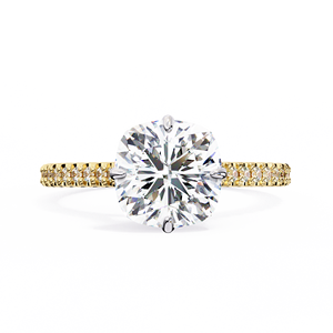 Anillo de Diamantes Naturales para Mujer en Oro Rosa con Certificado IGI para Colecciones de Novia y Pedidos de Joyería Personalizada, Anillo de Diamantes para Ella - Product Image 2