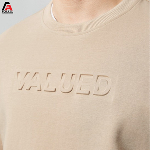 Pull-over à col rond personnalisé pour hommes, sweat à capuche avec logo vierge imprimé de couleur unie, sweat-shirt court d'hiver, teint uni - Product Image 6
