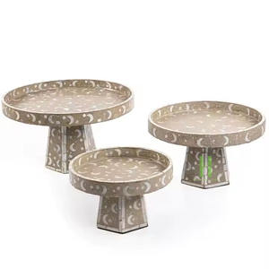 HOT SELLER High Quality And Best Selling Mother Of Pearl Cake Stand For Ramadan Holiday <b>Resin</b> <b>Epoxy</b> Mold From Vietnam - Product Image 6