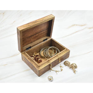 Custom Design Solid Quality Hand Carved Wooden Box for Jewelry Storage Premium Mango Wood Box Pet Urn Box Indian Manufacturer - Product Image 5