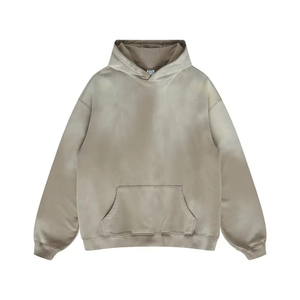 Haute qualité 100% coton hommes pull à capuche sweat Premium lourd polaire broderie sweat à capuche surdimensionné pour l'automne - Product Image 1
