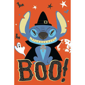 For Disney Modern Style Stitch Halloween <b>Poster</b> Boo!-Paper Material - Product Image 1