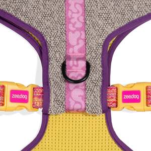Adjustable Simple Style Solid Pattern Fuse <b>Chop</b> Mesh Harness for Dogs - Product Image 4