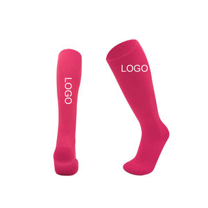 Chaussettes de football au genou en coton spandex à conception personnalisée Chaussettes de basket-ball pour hommes Chaussettes de football sportives respirantes de qualité - Product Image 3