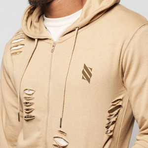 High Quality Casual Slim Fit <b>Distressed</b> Tracksuits Fashionable Winter Wear Made in Pakistan Price - Product Image 6