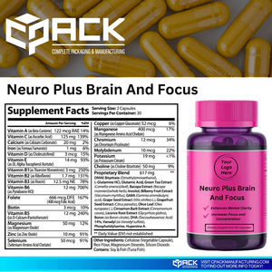 แคปซูลอาหารเสริมนีโอโรพลัสแมงกานีสโฟเลตสำหรับผู้ใหญ่ - Product Image 3